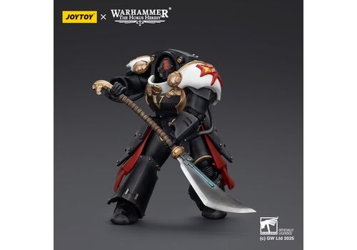 Figurka Warhammer Herezja Horusa 1/18 - White Scars Ebon Keshig Terminator 1 with Power Glaive- Zdjęcie 5