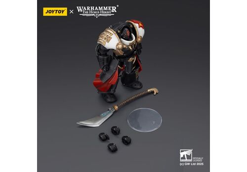 Figurka Warhammer Herezja Horusa 1/18 - White Scars Ebon Keshig Terminator 1 with Power Glaive- Zdjęcie 6