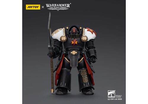 Figurka Warhammer Herezja Horusa 1/18 - White Scars Ebon Keshig Terminator 2 with Power Glaive- Zdjęcie 2