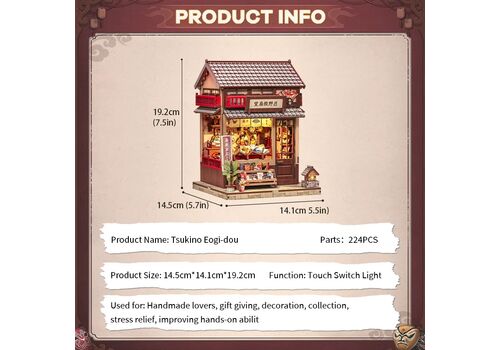 Drewniany model do sklejania Miniature House - Tsukino Eogi-dou- Zdjęcie 4