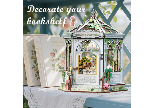 Drewniany model do sklejania Miniature House - Windsor Flower House- Zdjęcie 3