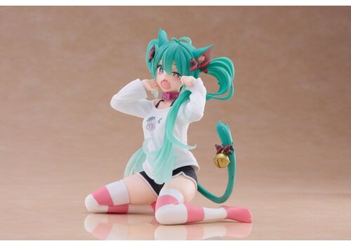 Figurka Hatsune Miku Desktop Cute - Hatsune Miku (Cat Ear T-Shirt Ver.)- Zdjęcie 3