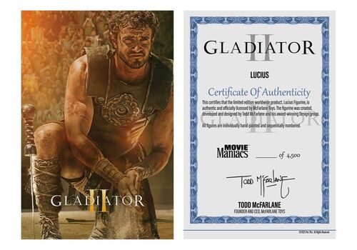 Figurka Gladiator II Movie Maniacs - Lucjusz- Zdjęcie 7