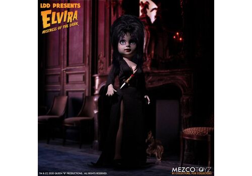 Lalka Elvira Mistress of the Dark Living Dead Dolls - Elvira- Zdjęcie 3