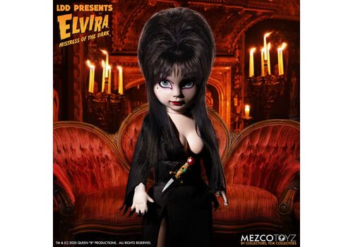 Lalka Elvira Mistress of the Dark Living Dead Dolls - Elvira- Zdjęcie 4