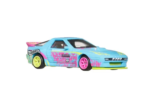 Model pojazdu Hot Wheels Premium Car Culture 1/64 - Mazda RX7 FC Pandem (JBK60)- Zdjęcie 2
