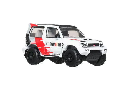 Model pojazdu Hot Wheels Premium Boulevard 1/64 - Mitsubishi Pajero Evolution (JBL26)- Zdjęcie 5