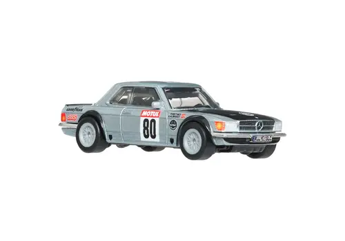 Model pojazdu Hot Wheels Premium Boulevard 1/64 - '80 Mercedes-Benz 500 SLC Rallye (HRT63)- Zdjęcie 5