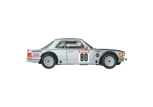 Model pojazdu Hot Wheels Premium Boulevard 1/64 - '80 Mercedes-Benz 500 SLC Rallye (HRT63)- Zdjęcie 4