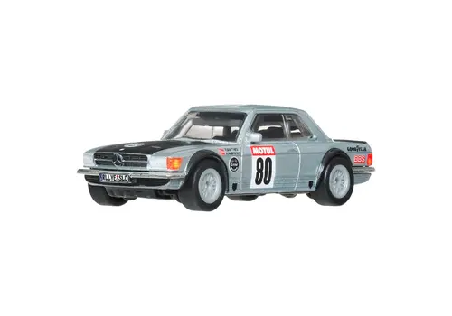 Model pojazdu Hot Wheels Premium Boulevard 1/64 - '80 Mercedes-Benz 500 SLC Rallye (HRT63)- Zdjęcie 2