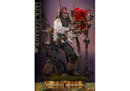 Figurka Piraci z Karaibów: Skrzynia umarlaka DX 1/6 - Pelegostos Chief Jack Sparrow (DX48)- Zdjęcie 4