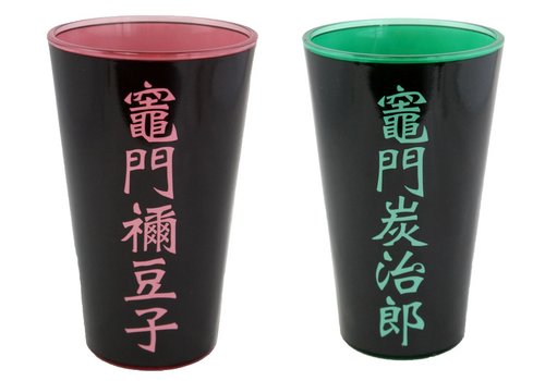 Zestaw 2 dużych szklanek Demon Slayer Kimetsu no Yaiba - Tanjiro i Nezuko (473 ml)- Zdjęcie 3