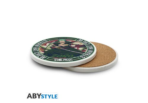 Ceramiczna podkładka pod kubek One Piece - Zoro (1 szt.)- Zdjęcie 2