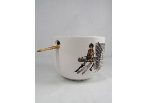 Zestaw do Ramen Attack on Titan - Levi, Eren & Mikasa with Scout Symbol (473 ml)- Zdjęcie 6
