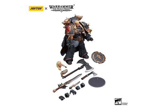 [Outlet] Figurka Warhammer The Horus Heresy / Herezja Horusa 1/18 - Space Wolves Leman Russ Primarch of the VIth Legion *WADA*- Zdjęcie 6