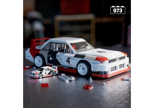Klocki Hot Wheels MEGA - Audi 90 Quattro IMSA GTO (HRY20)- Zdjęcie 5