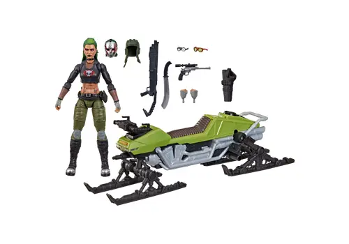 Figurka z pojazdem G.I. Joe Classified Series -  Zanya and Dreadnok Chameleon (Swamp Skier)- Zdjęcie 3