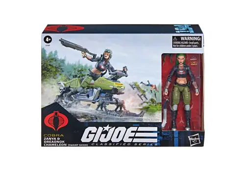 Figurka z pojazdem G.I. Joe Classified Series -  Zanya and Dreadnok Chameleon (Swamp Skier)- Zdjęcie 4