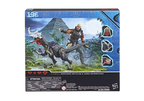 Zestaw 2 figurek G.I. Joe Classified Series - Professor Rottclaw & Cobra Deinonychus- Zdjęcie 6