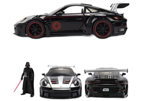 Model samochodu Star Wars 1/24 - Porsche 911 GT3 RS (992) [z figurką Darth Vader]- Zdjęcie 3