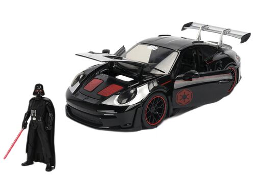 Model samochodu Star Wars 1/24 - Porsche 911 GT3 RS (992) [z figurką Darth Vader]- Zdjęcie 4