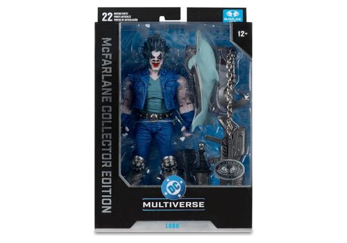 Figurka DC Multiverse McFarlane Collector Edition (DC Classic) - Lobo (Platinum Edition)- Zdjęcie 6