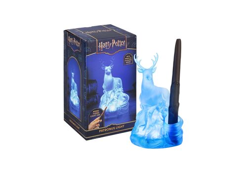 Lampka 3D Harry Potter - Patronus (z pilotem w kształcie różdżki)- Zdjęcie 2