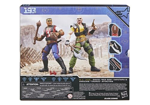 Zestaw figurek G.I. Joe Classified Series - David "Red Dog" Taputapu & Varujan "Taurus" Ayvazyan- Zdjęcie 7
