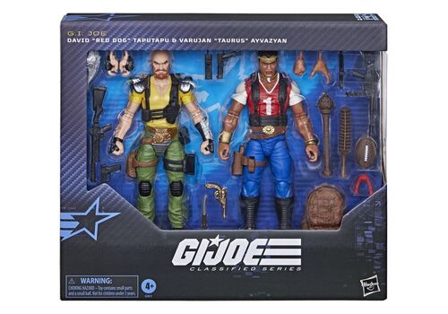 Zestaw figurek G.I. Joe Classified Series - David "Red Dog" Taputapu & Varujan "Taurus" Ayvazyan- Zdjęcie 6