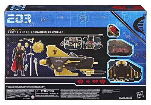 Figurka z pojazdem G.I. Joe Classified Series - Destro & Iron Grenadier Despoiler- Zdjęcie 3