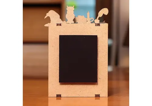 Drewniany model do składania Mini Book Nook - Magic Bookshelf (z magnesem)- Zdjęcie 4