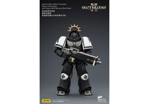 Figurka Warhammer 40k: Space Marine 2 1/18 - Black Templars Heavy Intercessor- Zdjęcie 2