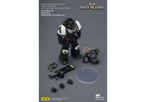 Figurka Warhammer 40k: Space Marine 2 1/18 - Black Templars Heavy Intercessor- Zdjęcie 11