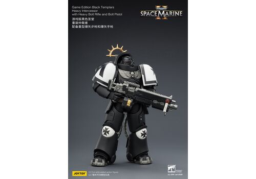 Figurka Warhammer 40k: Space Marine 2 1/18 - Black Templars Heavy Intercessor- Zdjęcie 3