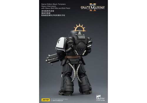 Figurka Warhammer 40k: Space Marine 2 1/18 - Black Templars Heavy Intercessor- Zdjęcie 4