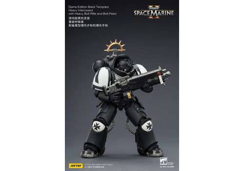 Figurka Warhammer 40k: Space Marine 2 1/18 - Black Templars Heavy Intercessor- Zdjęcie 5
