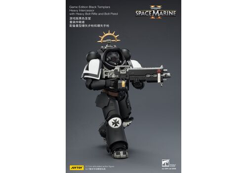 Figurka Warhammer 40k: Space Marine 2 1/18 - Black Templars Heavy Intercessor- Zdjęcie 6