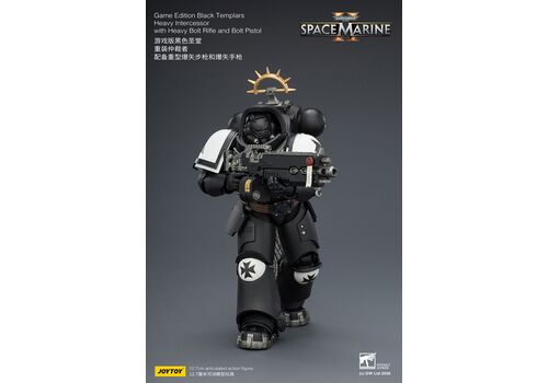 Figurka Warhammer 40k: Space Marine 2 1/18 - Black Templars Heavy Intercessor- Zdjęcie 7