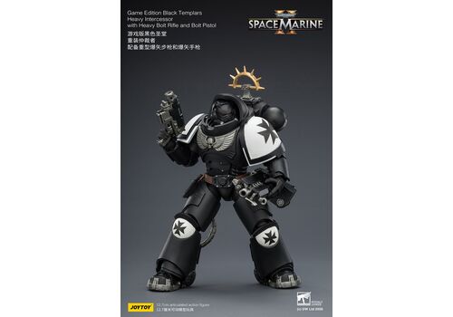 Figurka Warhammer 40k: Space Marine 2 1/18 - Black Templars Heavy Intercessor- Zdjęcie 9