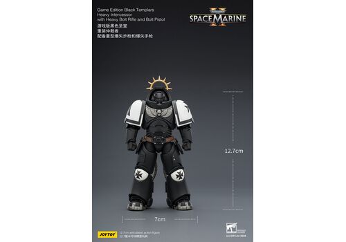 Figurka Warhammer 40k: Space Marine 2 1/18 - Black Templars Heavy Intercessor- Zdjęcie 10