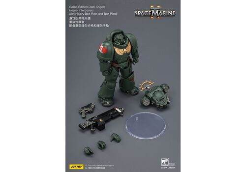 Figurka Warhammer 40k: Space Marine 2 1/18 - Dark Angels Heavy Intercessor- Zdjęcie 12