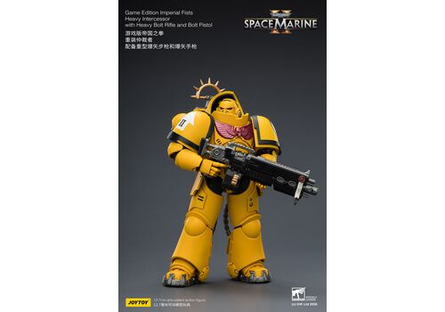 Figurka Warhammer 40k: Space Marine 2 1/18 - Imperial Fists Heavy Intercessor- Zdjęcie 3
