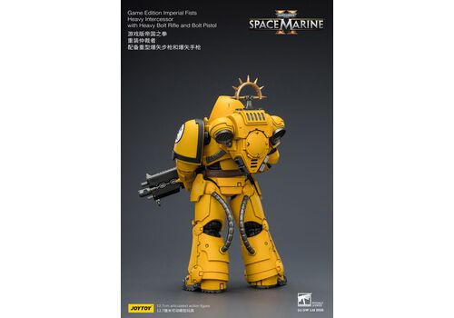 Figurka Warhammer 40k: Space Marine 2 1/18 - Imperial Fists Heavy Intercessor- Zdjęcie 4
