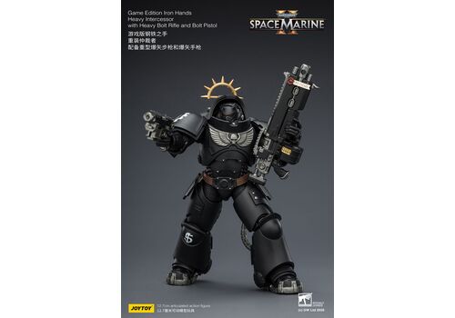 Figurka Warhammer 40k: Space Marine 2 1/18 - Iron Hands Heavy Intercessor- Zdjęcie 8