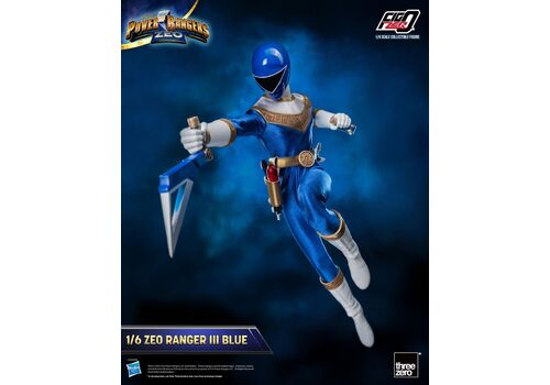 Figurka Power Rangers Zeo FigZero 1/6 - Zeo Ranger III Blue- Zdjęcie 4