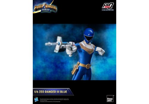 Figurka Power Rangers Zeo FigZero 1/6 - Zeo Ranger III Blue- Zdjęcie 6