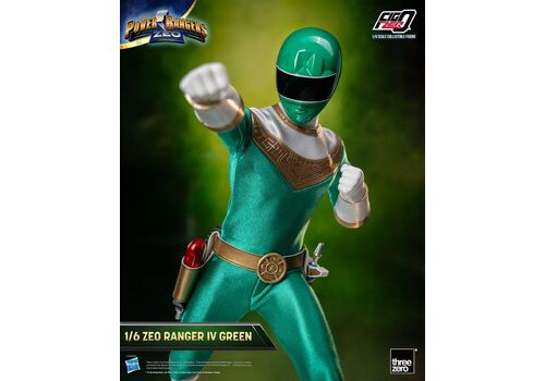 Figurka Power Rangers Zeo FigZero 1/6 - Zeo Ranger IV Green- Zdjęcie 6