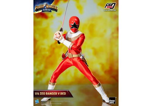 Figurka Power Rangers Zeo FigZero 1/6 - Zeo Ranger V Red- Zdjęcie 2
