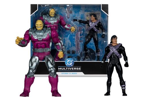 Zestaw 2 figurek DC Multiverse (Return of Superman) Megafig - Mongul vs Superman- Zdjęcie 5
