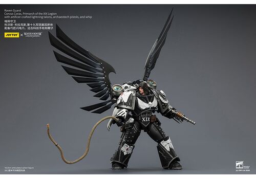 Figurka Warhammer Herezja Horusa 1/18 - Raven Guard Corvus Corax, Primarch of the XIX Legion- Zdjęcie 4